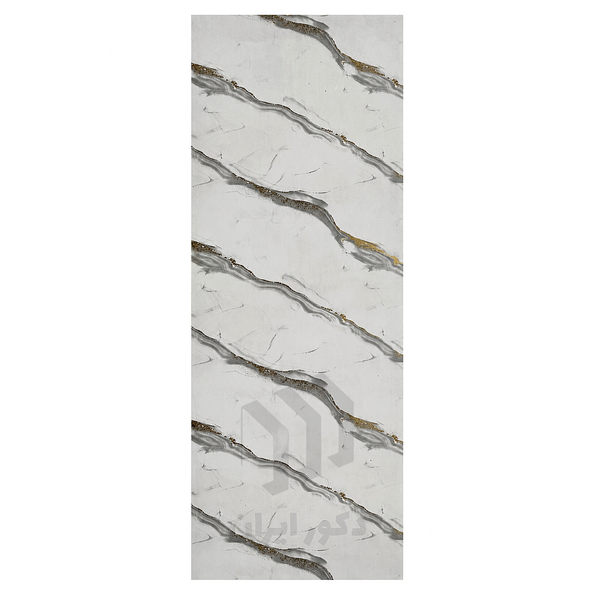 ماربل شیت سفید رگه طوسی - ابعاد 120*280