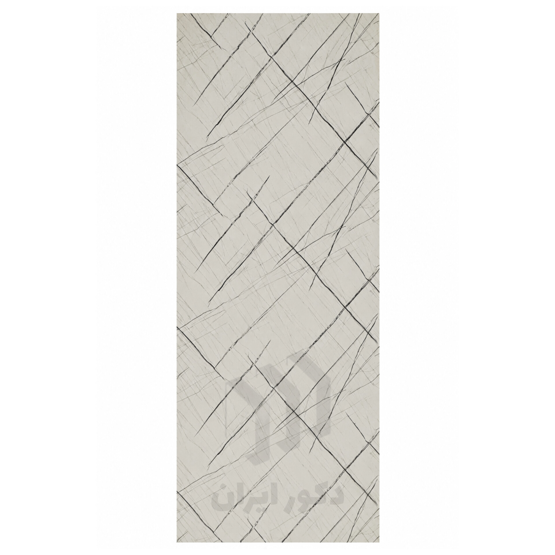 ماربل شیت سفید رگه لاین مشکی - ابعاد 280*120