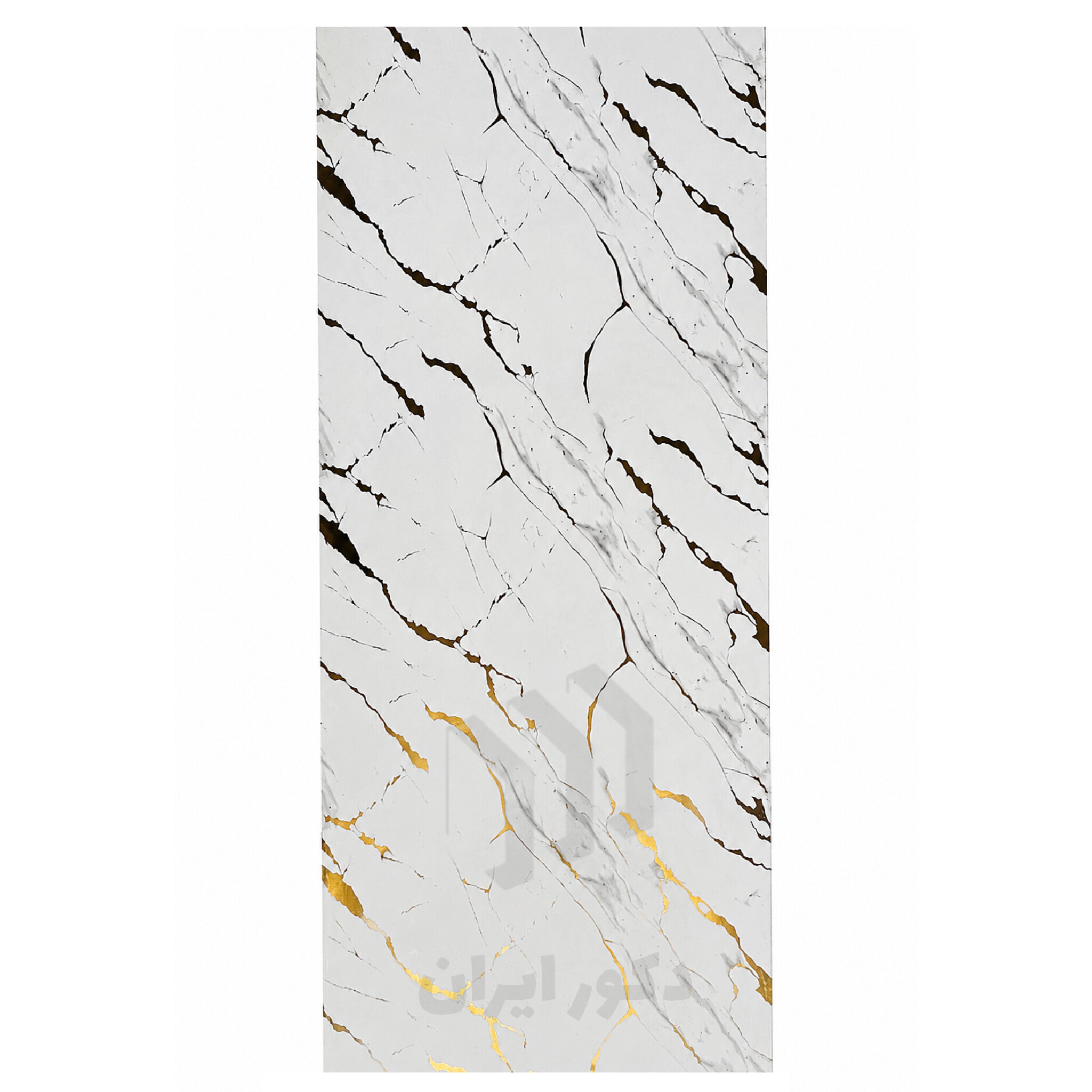 ماربل شیت سفید رگه طلایی - ابعاد 280*120