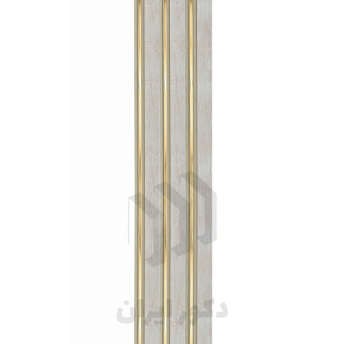 ترمووال pvc طرح چوب افرا شیار طلایی - ابعاد 17.5*280