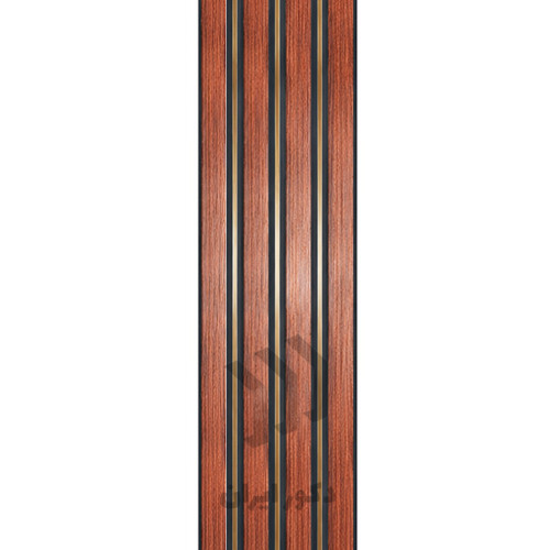 ترمووال pvc طرح چوب گردویی و طلایی - ابعاد 20*280
